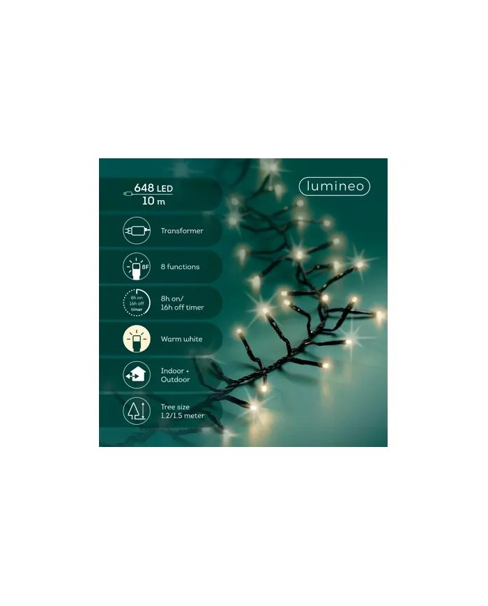 Luci di Natale Bianco Caldo Excellent 8 function twinkle effect Kaemingk