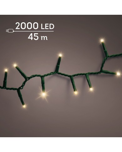 Luci di Natale bianco freddo 2000 led 45 m Kaemingk
