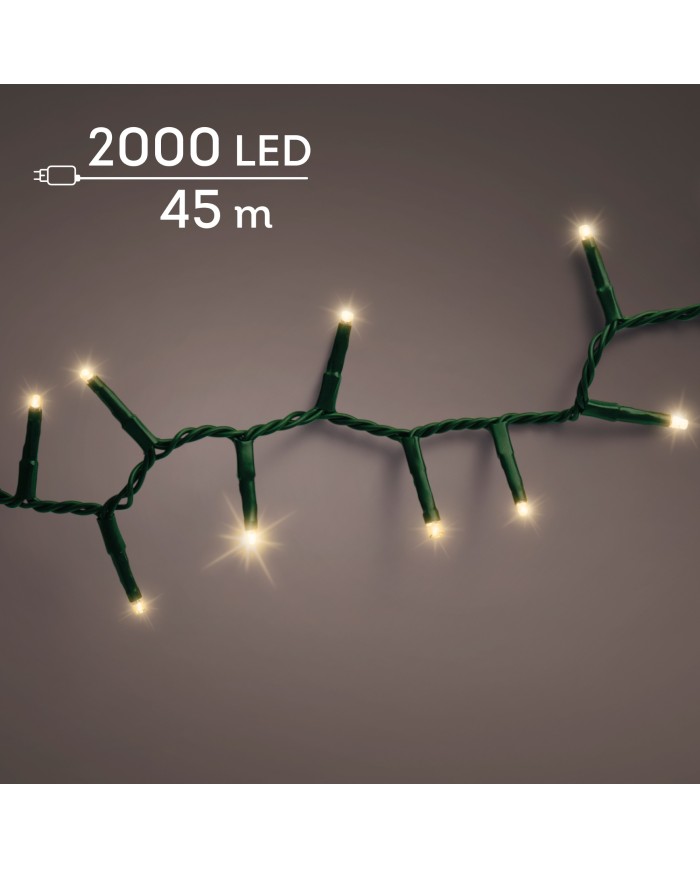 Luci di Natale bianco freddo 2000 led 45 m Kaemingk