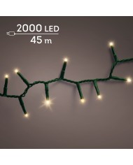 Luci di Natale bianco freddo 2000 led 45 m Kaemingk