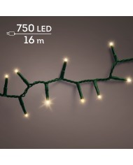 Luci di Natale 750 LED Soft Gold compact lights 8 function twinkle effect Kaemingk