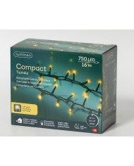 Luci di Natale 750 LED Soft Gold compact lights 8 function twinkle effect Kaemingk
