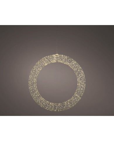 Ghirlanda Luminosa Diam. 116 cm MicroLED Bianco Caldo