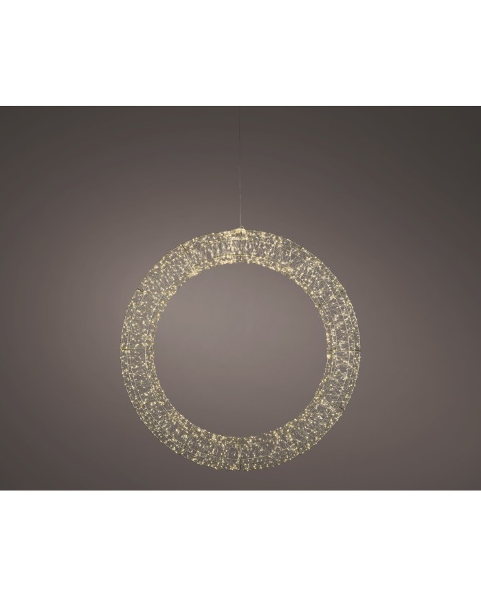 Ghirlanda Luminosa Diam. 116 cm MicroLED Bianco Caldo