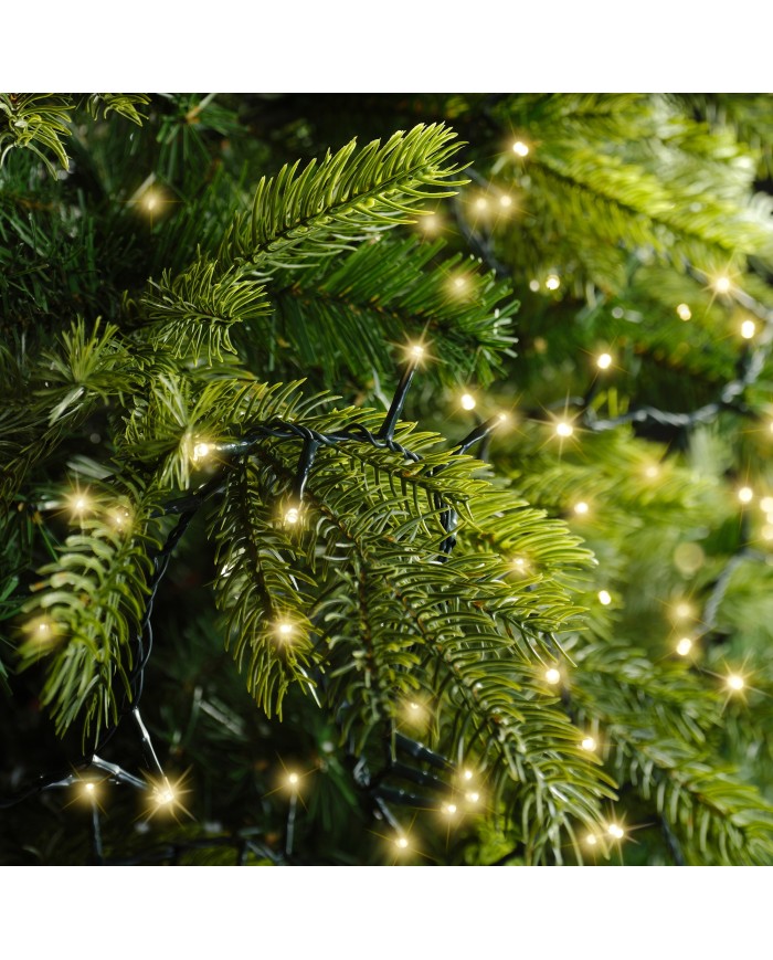 Luci di Natale 3000 LED Soft Gold Compact lights 8 function twinkle effect Kaemingk