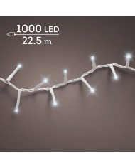 Luci di Natale 1000 LED Bianco Freddo Compact lights 8 function twinkle effect Kaemingk