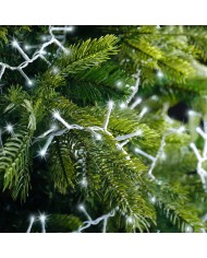 Luci di Natale 1000 LED Bianco Freddo Compact lights 8 function twinkle effect Kaemingk