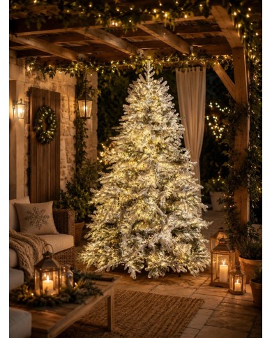 Albero di Natale Innevato con LED Ritten Bizzotto