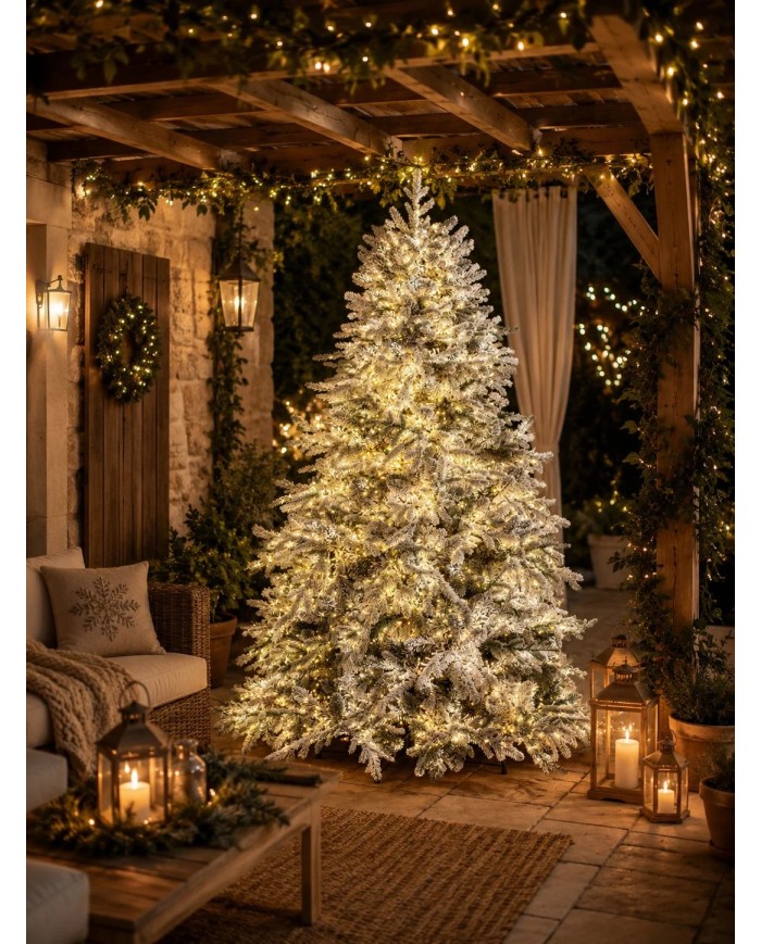 Albero di Natale Innevato con LED Ritten Bizzotto
