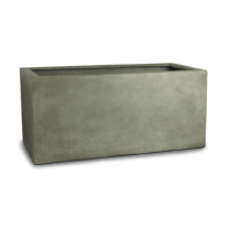 Paolelli Garden vaso da giardino daytona concrete line in fibra di argilla fiberclay 