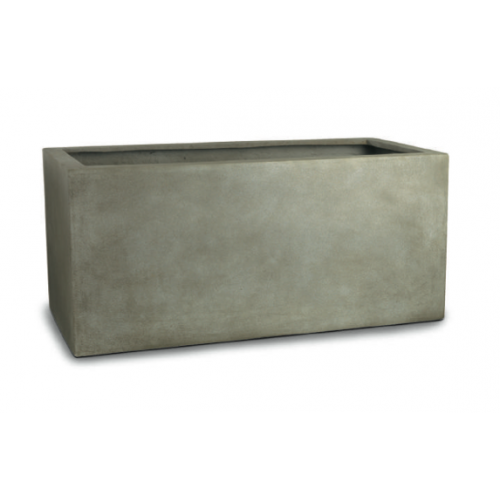 Paolelli Garden vaso da giardino daytona concrete line in fibra di argilla fiberclay 