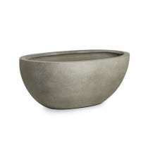 Paolelli Garden vaso da giardino Montreal concrete line in fibra di argilla fiberclay 86x43x31   